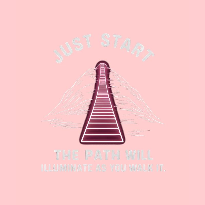 Beginnen Sie einfach, der Pfad wird aufleuchten, während Sie ihn gehen