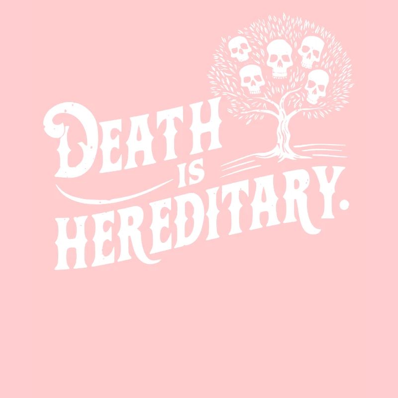 La mort est héréditaire Humour noir Conception du crâne