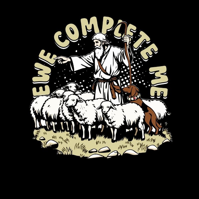 Shepherd Sheep Farm Ewe Complete Me