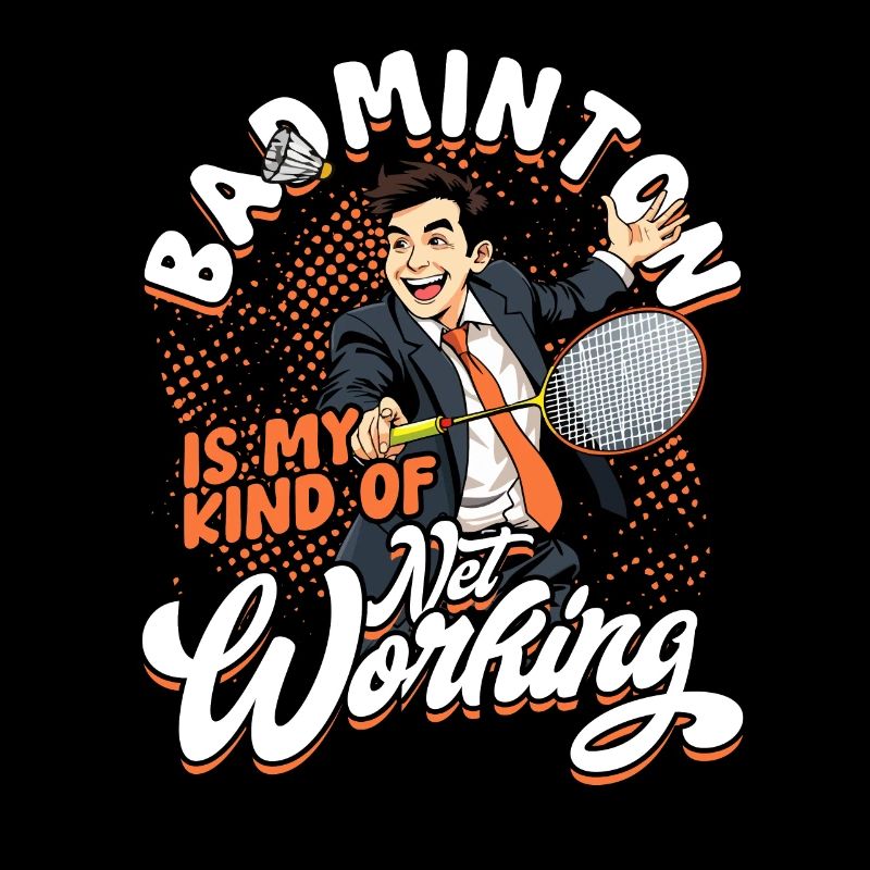 Le badminton est mon type de travail au filet
