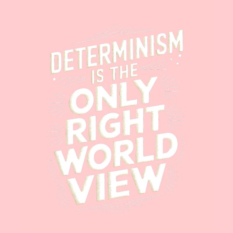 Le déterminisme est la seule bonne vision du monde