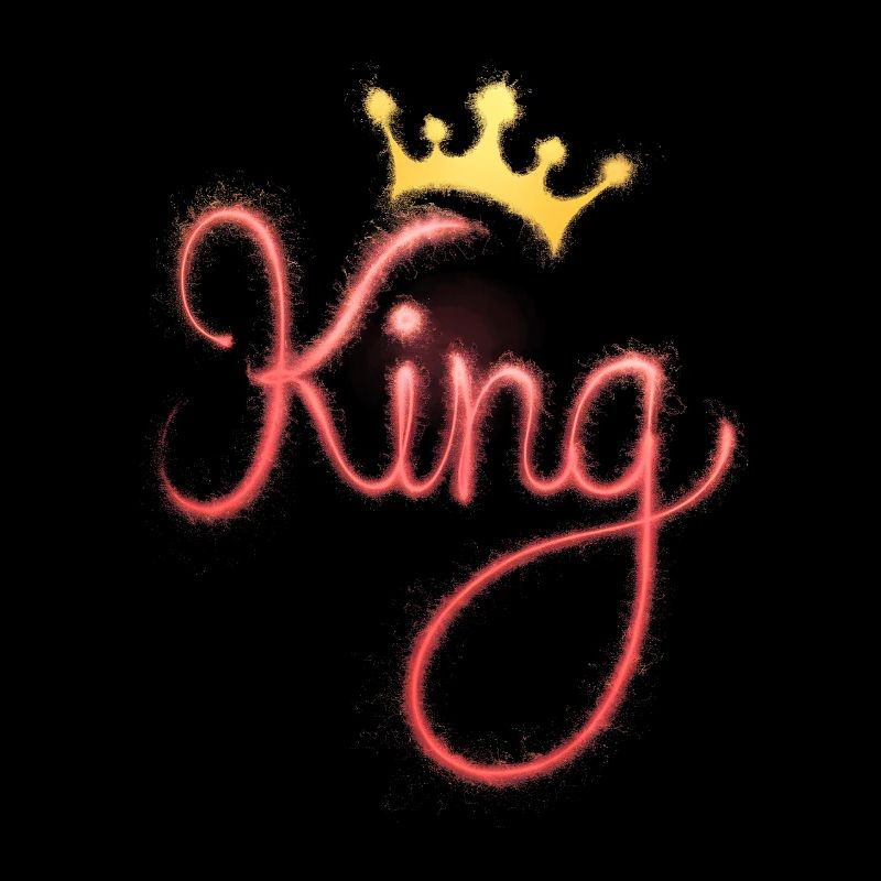 king with a crown
