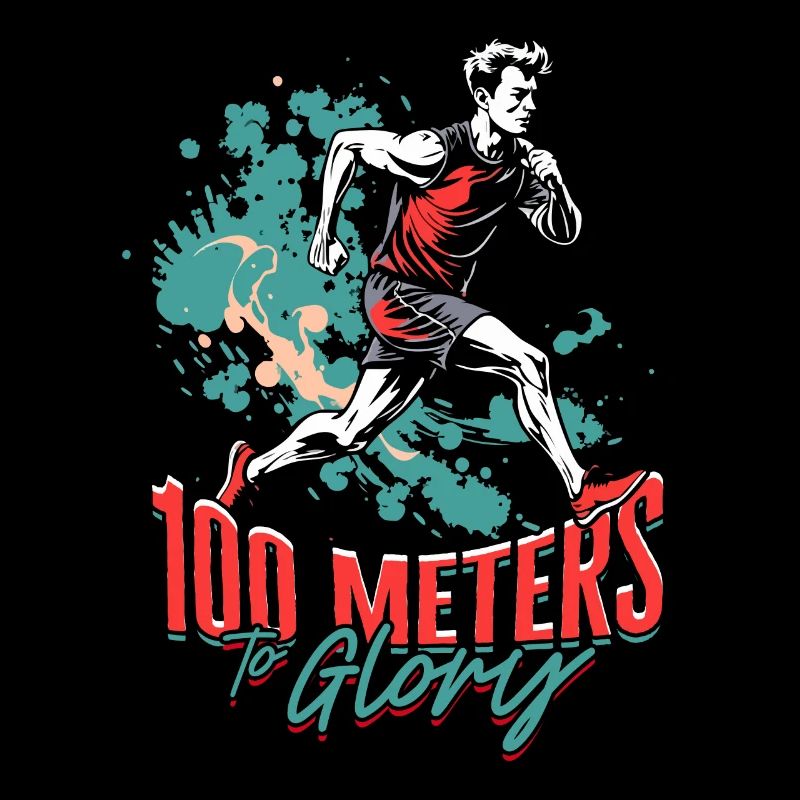 Sprint Leichtathletik 100 Meters To Glory