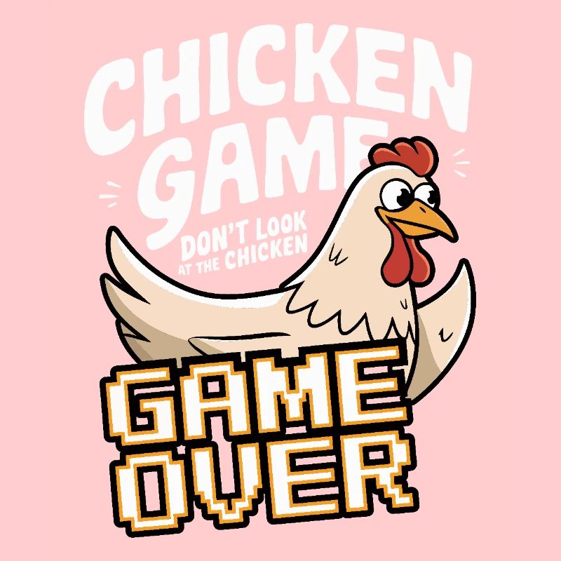 Jeu de poulet Ne regardez pas le poulet