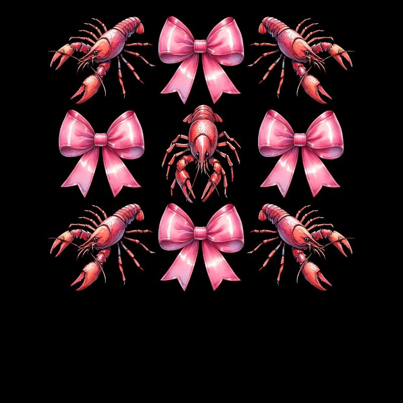 Coquette Bogen Langusten Flusskrebs Muttertag Rosa