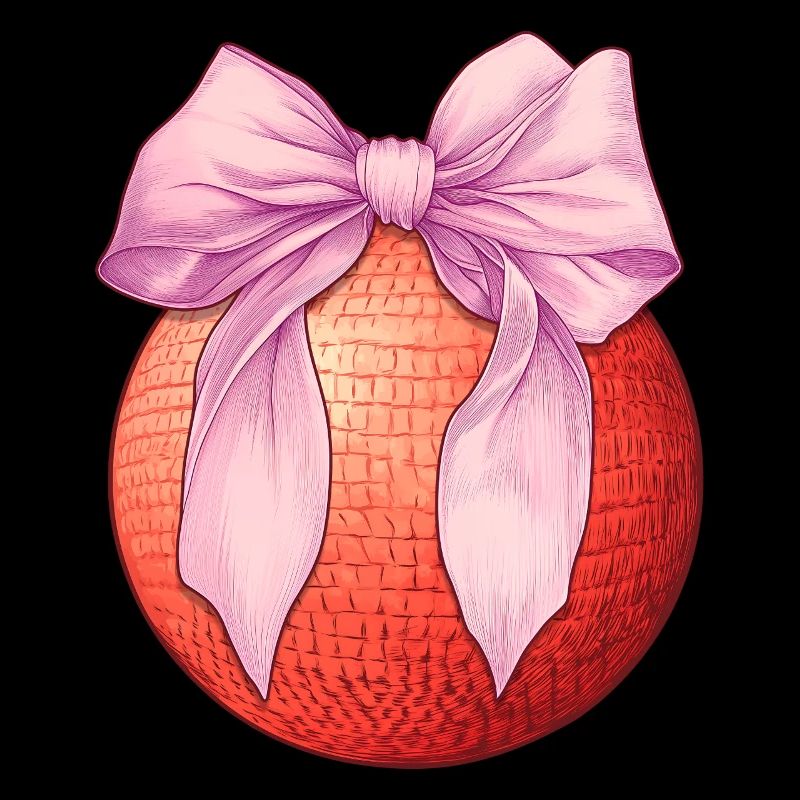 Coquette Bogen Kickball Muttertag Band Mom Pink