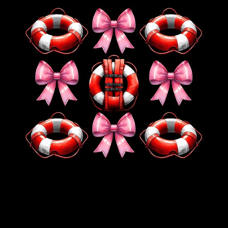 Coquette Bow Lifeguard Garde de piscine Rose