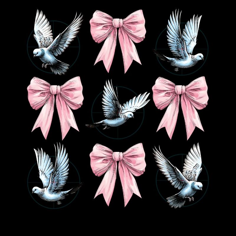 Coquette Bogen Taubenjagd Jäger rosa Schleife Mom