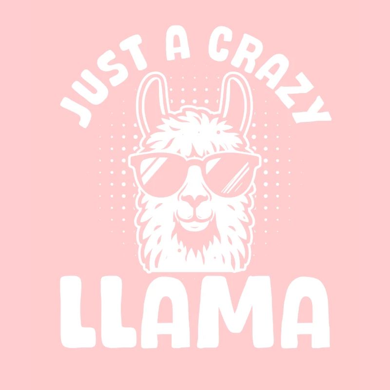 Llama Farmer Funny Llama Lover - Just a crazy