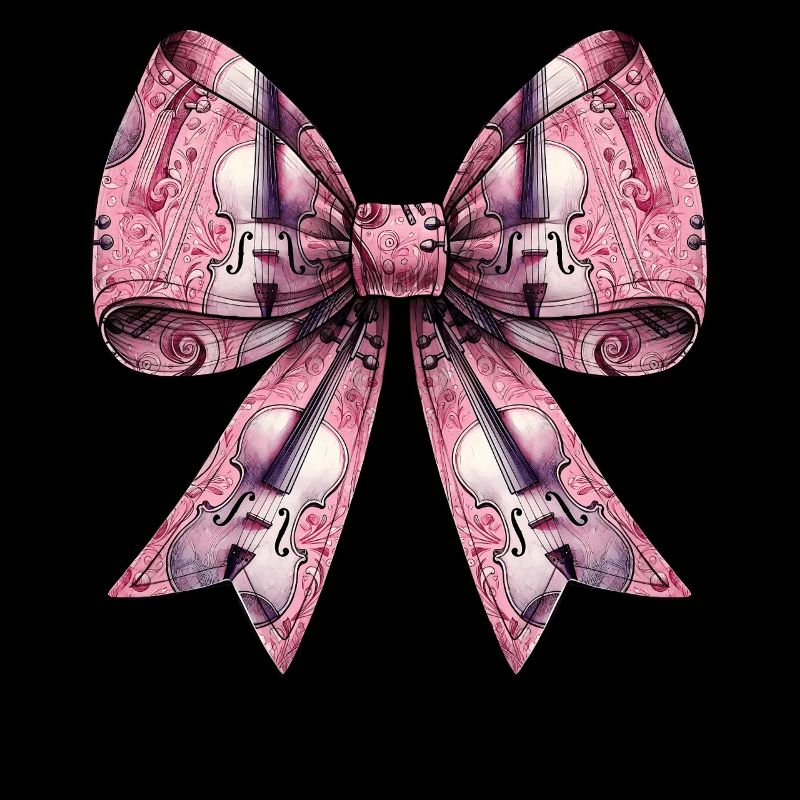 Coquette Bogen Cello Mädchen Muster Cellist Mom