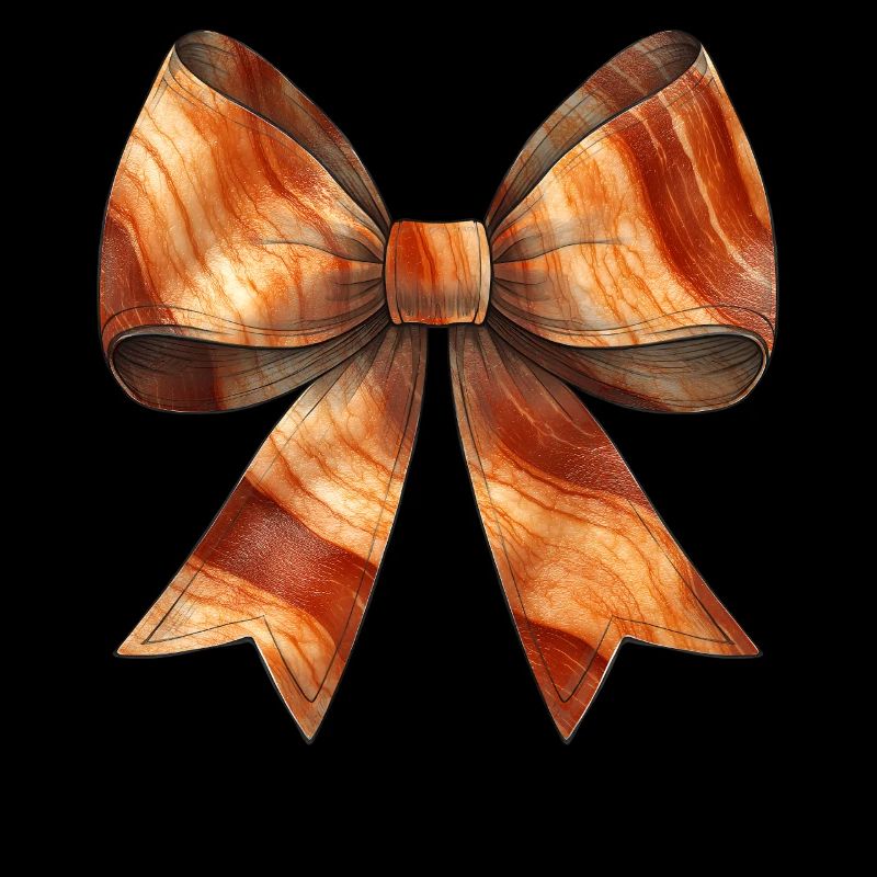 Coquette Bow Bacon Strips Schweinefleisch Mom