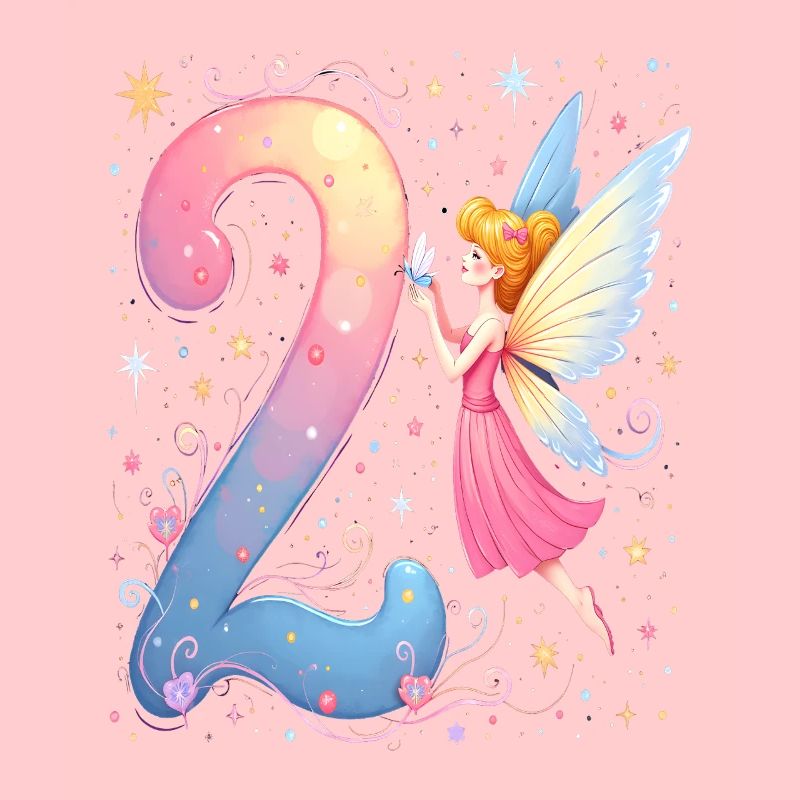 Douce Fée 2ème Anniversaire pour les filles