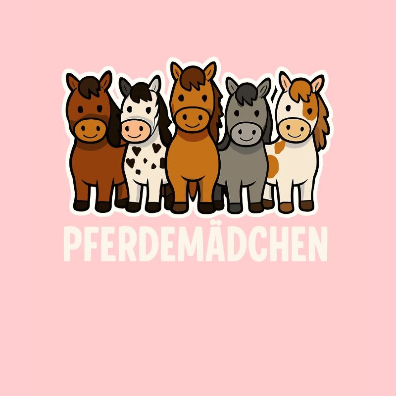Pferdemädchen – Süßes Pony Design
