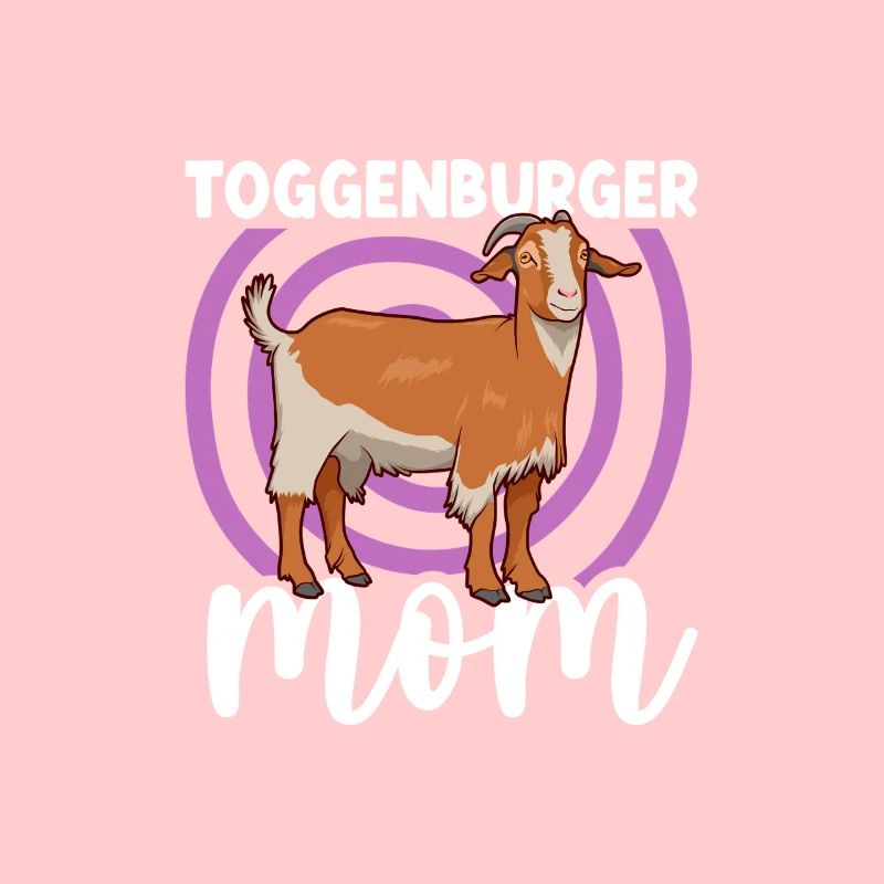 Mama einer Toggenburger Ziege