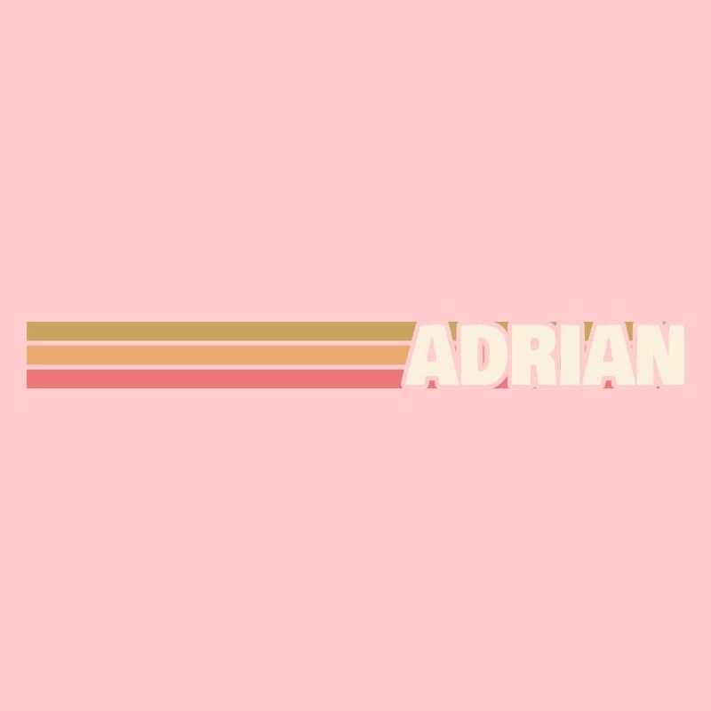 Prénom pour Adrian Style Retro