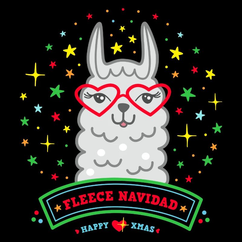 Lama Weihnachtspullover Weihnachtsgeschenk Alpaka