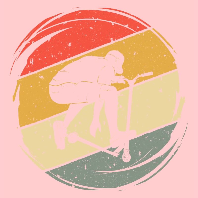 Stunt Scooter Kinder Roller Junge Retro