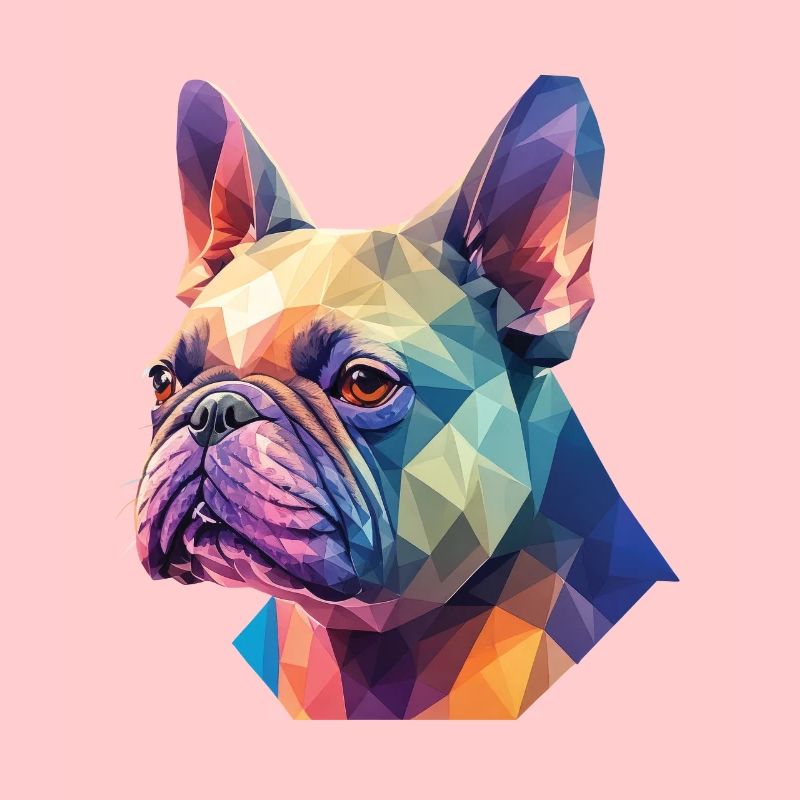 Conception de chiens de chien bouledogue français
