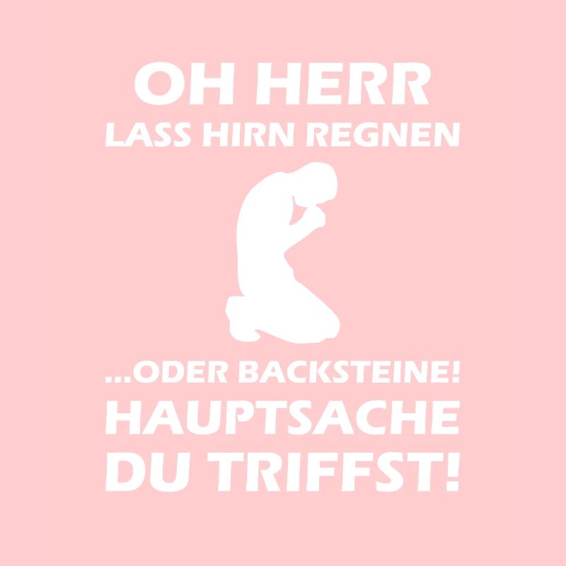 Oh Herr, lass Hirn regnen oder Backsteine