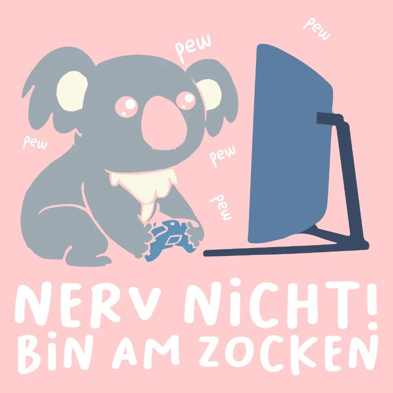 Bin am Zocken Gaming Koala