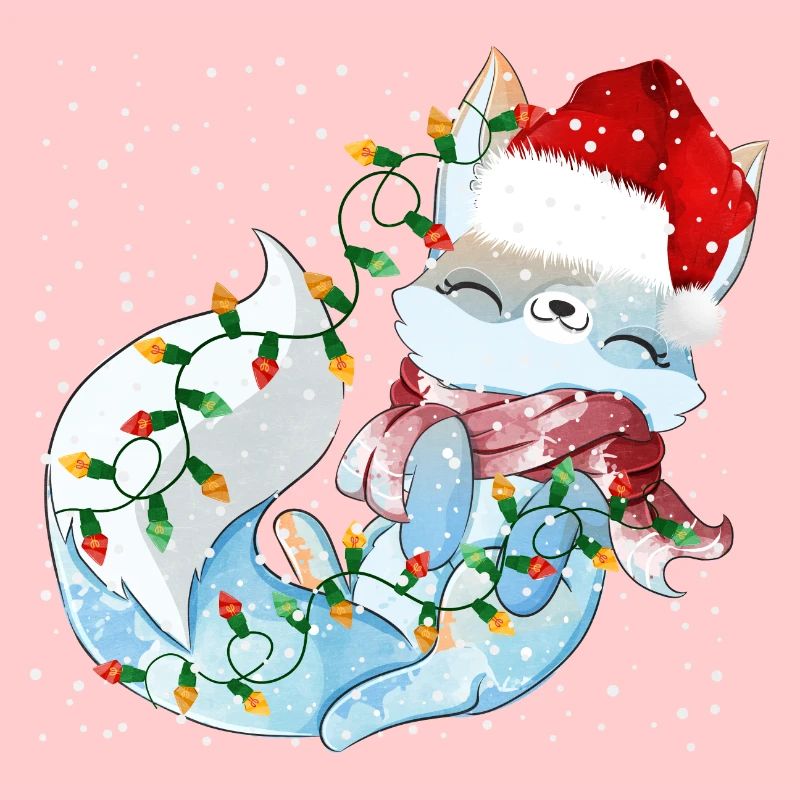 Cute arctic fox gift