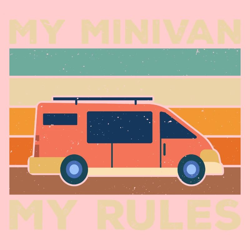 Papa conduit Minivan Papa Minivan Papa Mode de vie