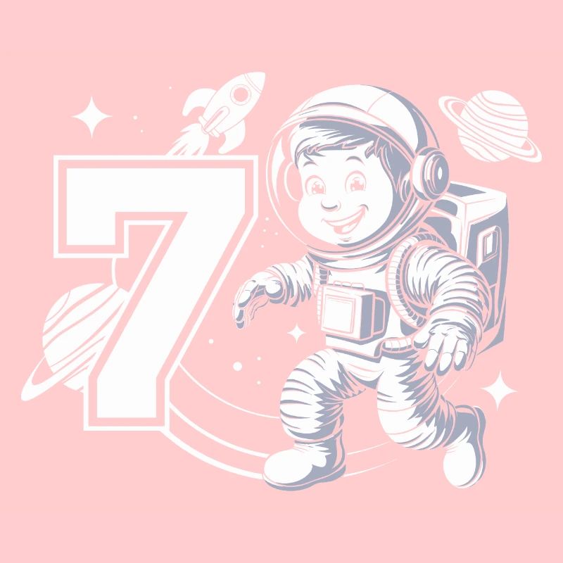 7e anniversaire Astronaute Aventure spatiale pour les garçons