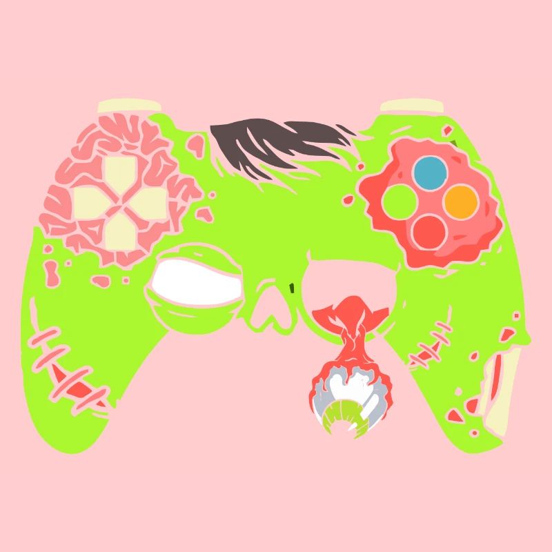 Halloween Zombie Gaming Controller