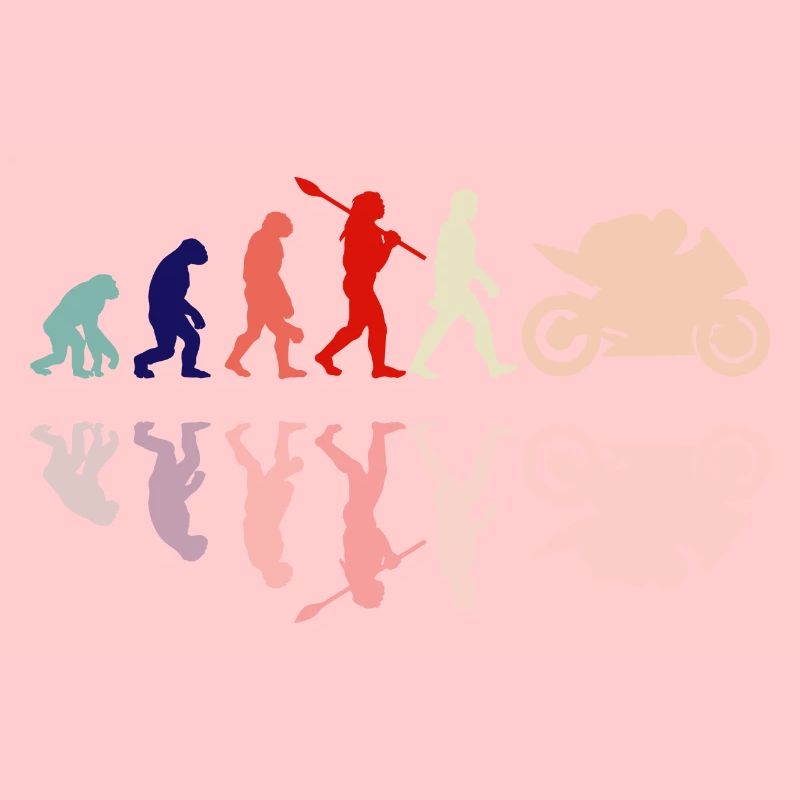 Motorcycle Evolution Vintage Shadow Biker