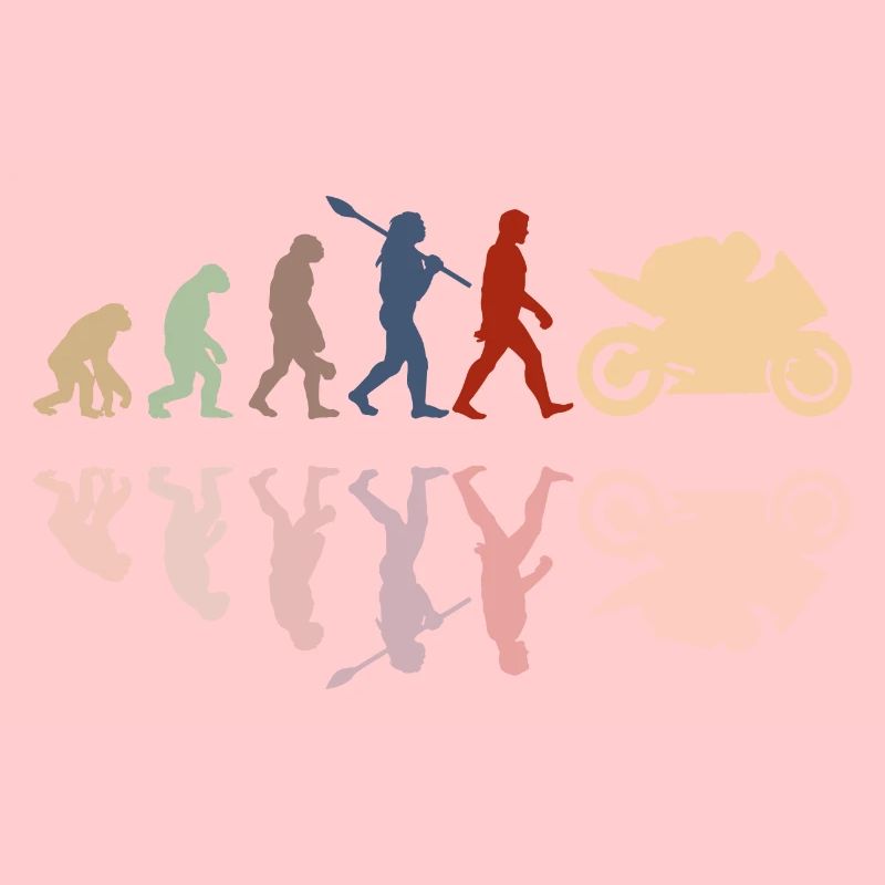 Motorcycle Evolution Vintage Shadow Biker