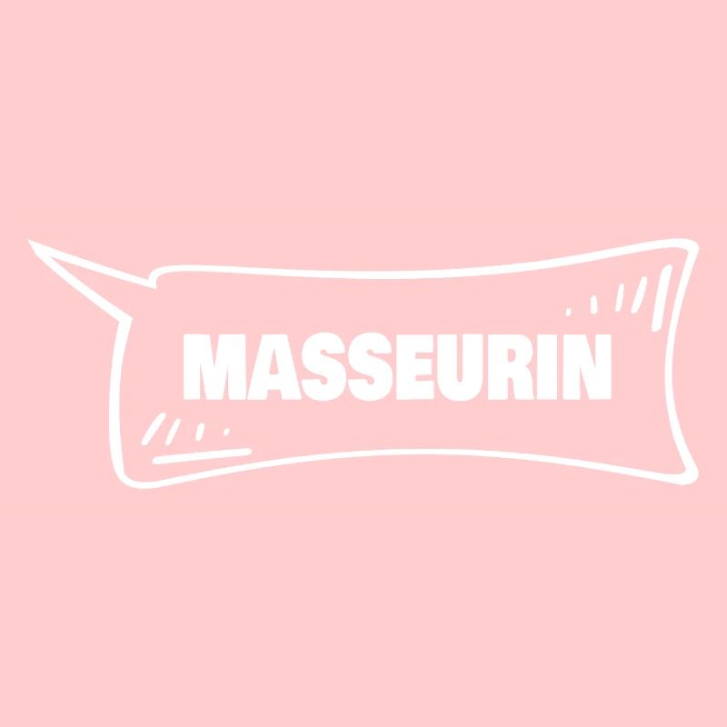 Speech bubble masseuse