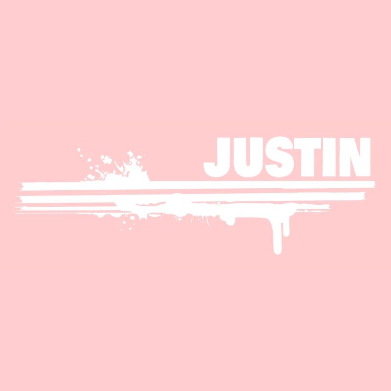 Justin comme une touche de couleur