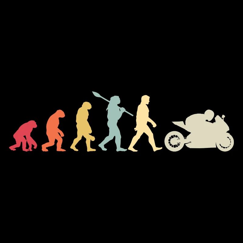 Moto Evolution Vintage Superbike Biker