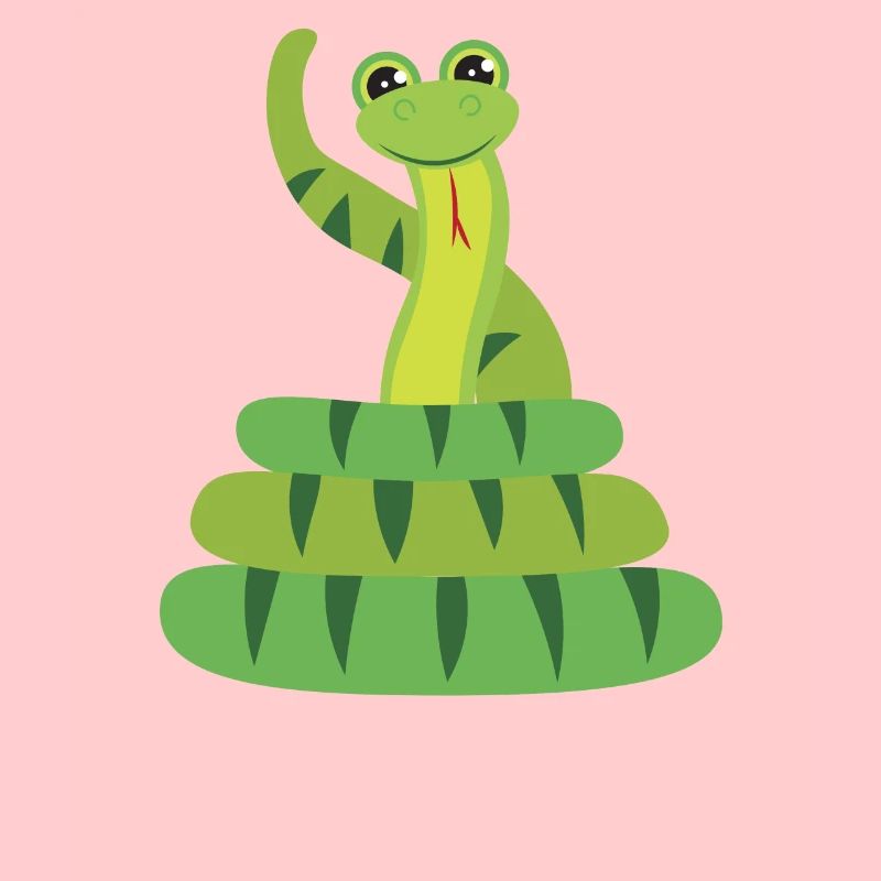 Kinder lustige Boa Python Reptil Snake Boys Girls