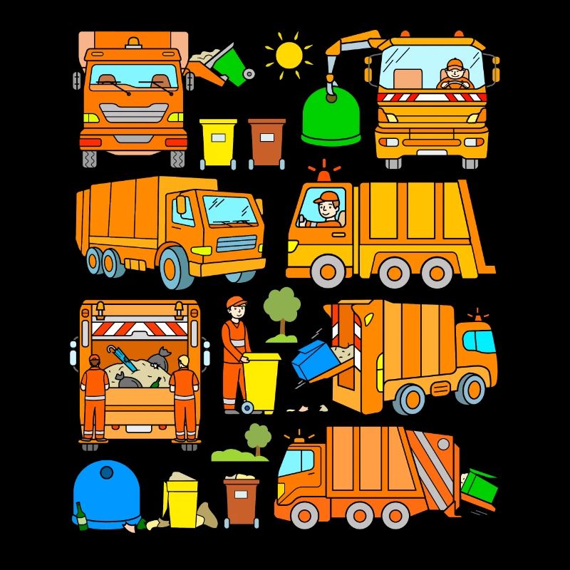 Vehicles Garbage Man Trucks Garbage Collection Garbage Trucks