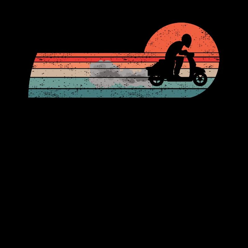 Motorroller Moped Motor-Scooter Motor-Rollerfahrer