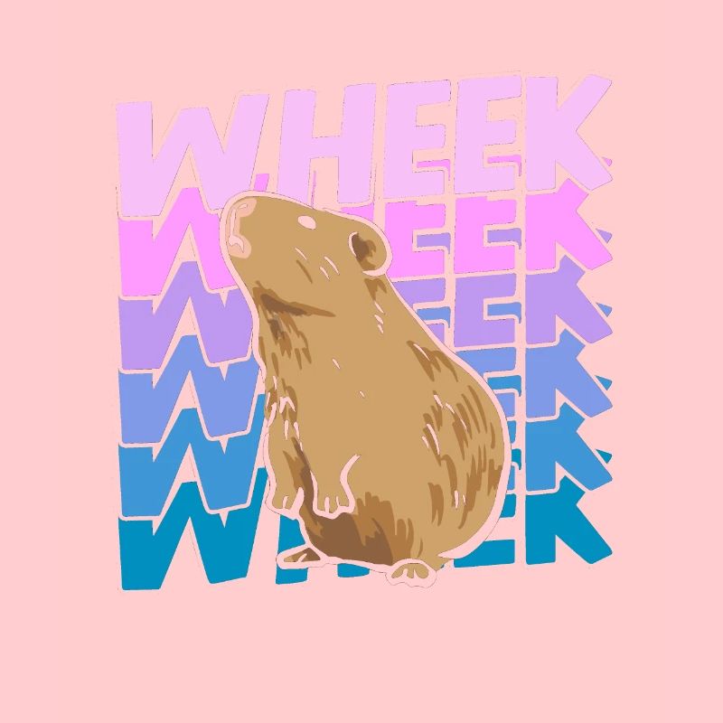 Wheek Cochon d’Inde Cadeau Cochon d’Inde Rongeur