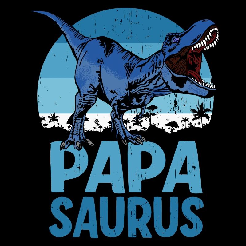 Papa Saurus Dadsaurus Dinosaur Family