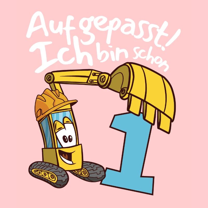 1. Geburtstag Kindergeburtstag Bagger Party
