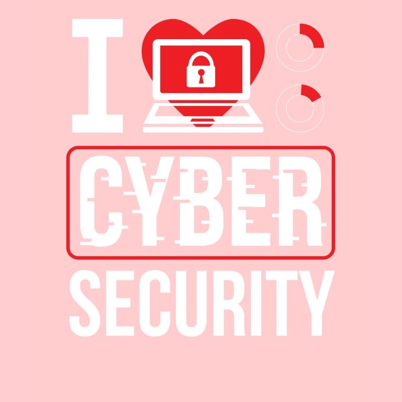 Ich Liebe Cybersecurity Hack Hacker IT Sicherheit