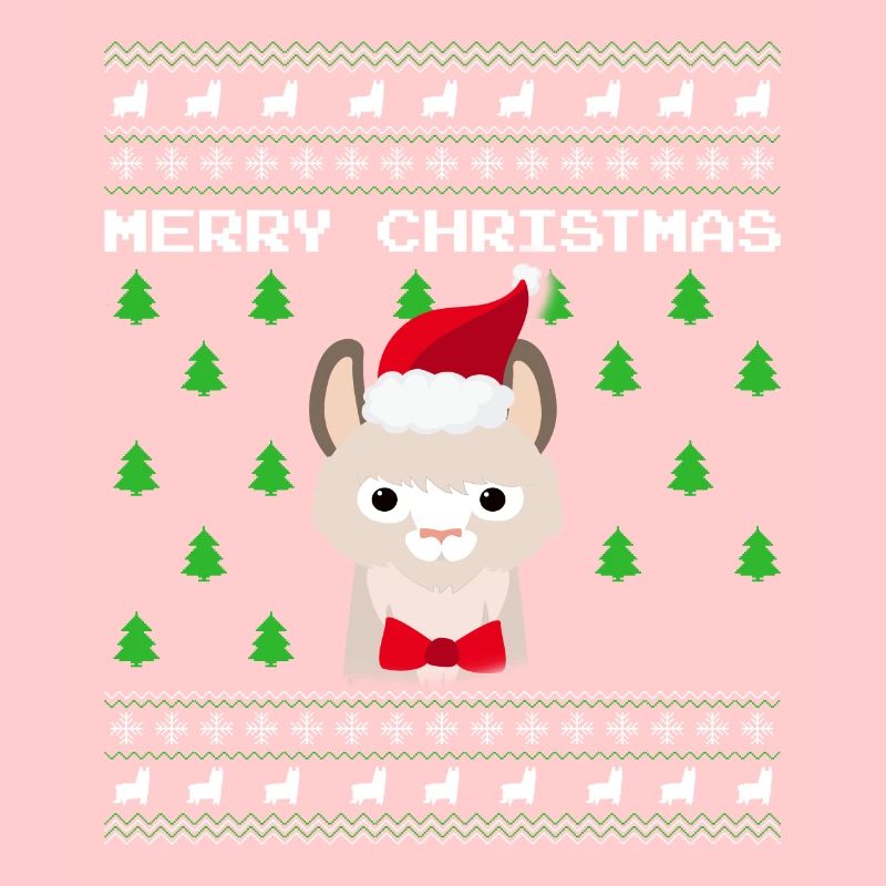 Lama de Noël laid