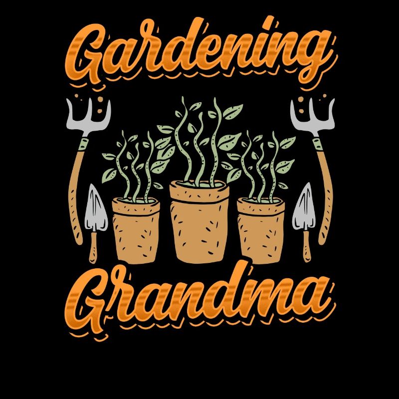 Gartenarbeit Oma Garten Gärtnerin Großmutter