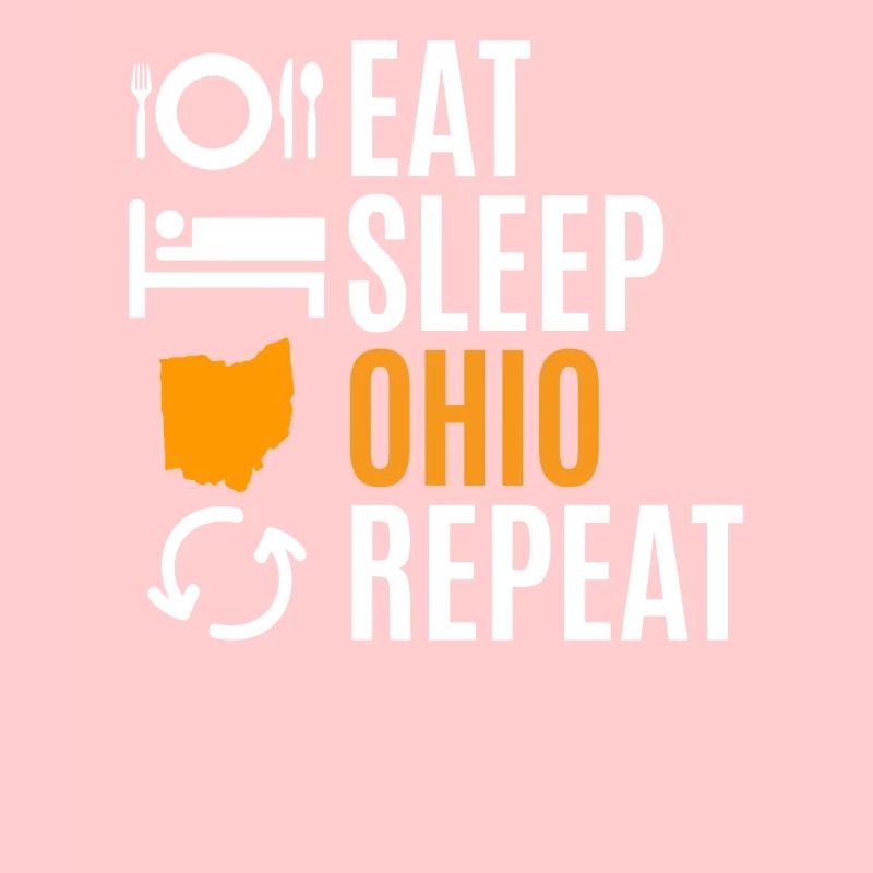 Essen Sie Schlaf ohio wiederholungs geschenk