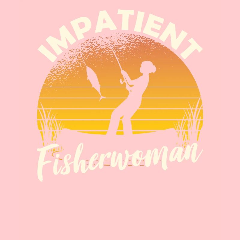 Pêcheuse impatiente Pêche Pêcheurs Pêche