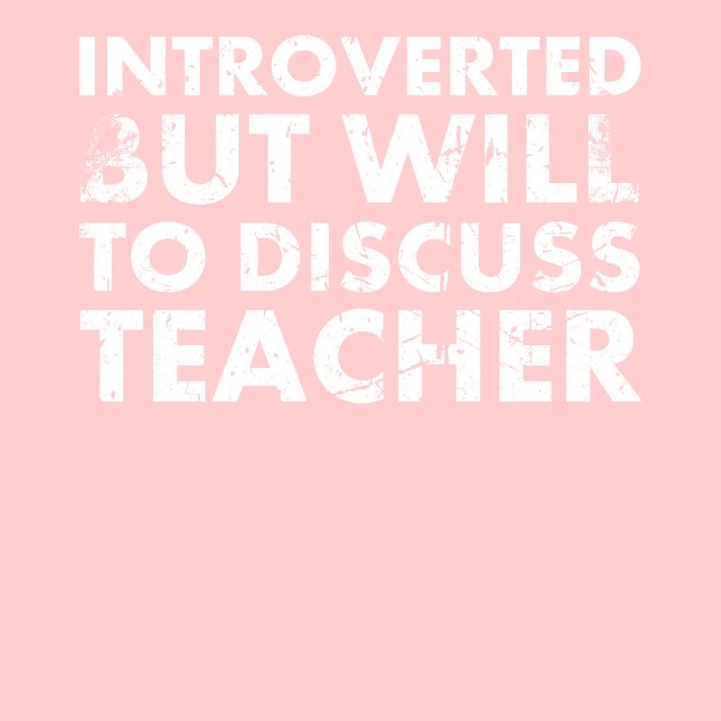 Introverti, mais prêt à parler de l’enseignant