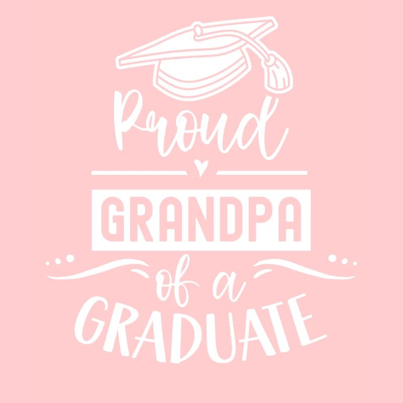 Stolzer Großvater Eines Absolventen Absolvent