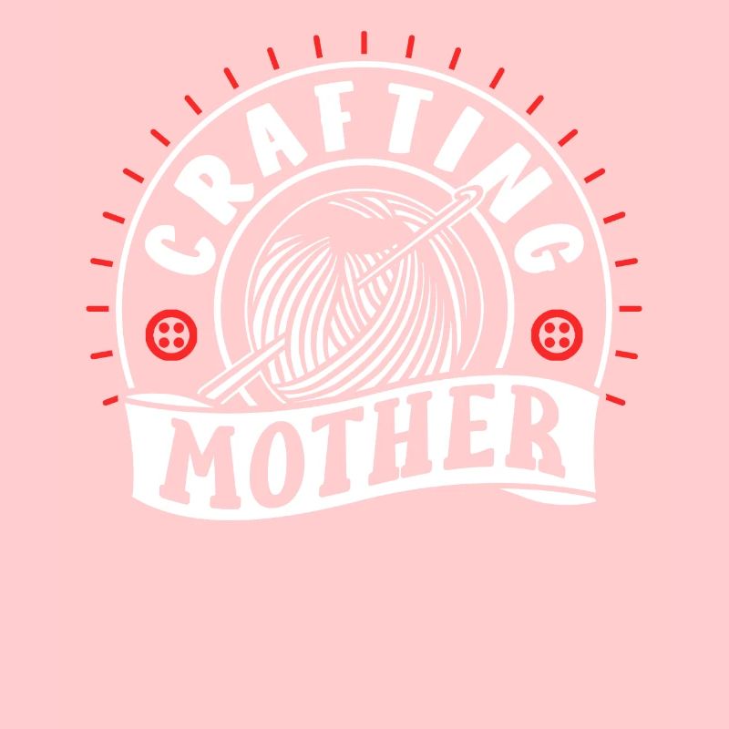 Bastelnde Mutter Basteln Mama Bastel Bastler