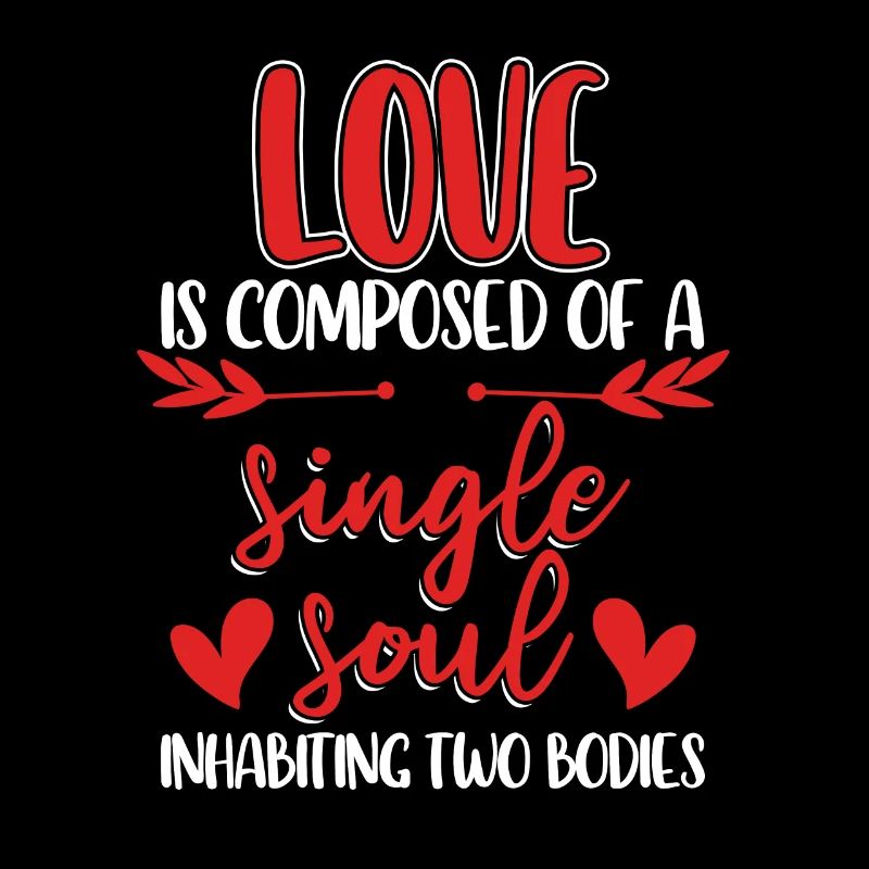 Love is composed of a single soul
