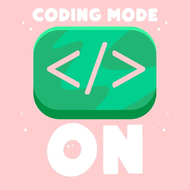 Programmiermodus Ein Programmierer Coding Coder