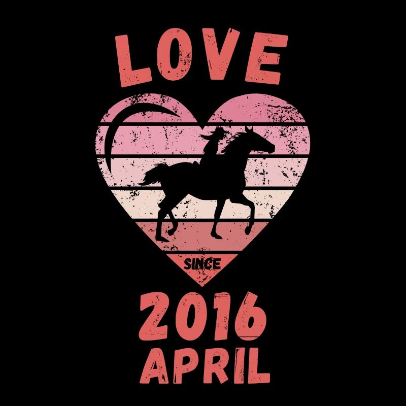 Love Pferde Reiten Geburtstag April 2016